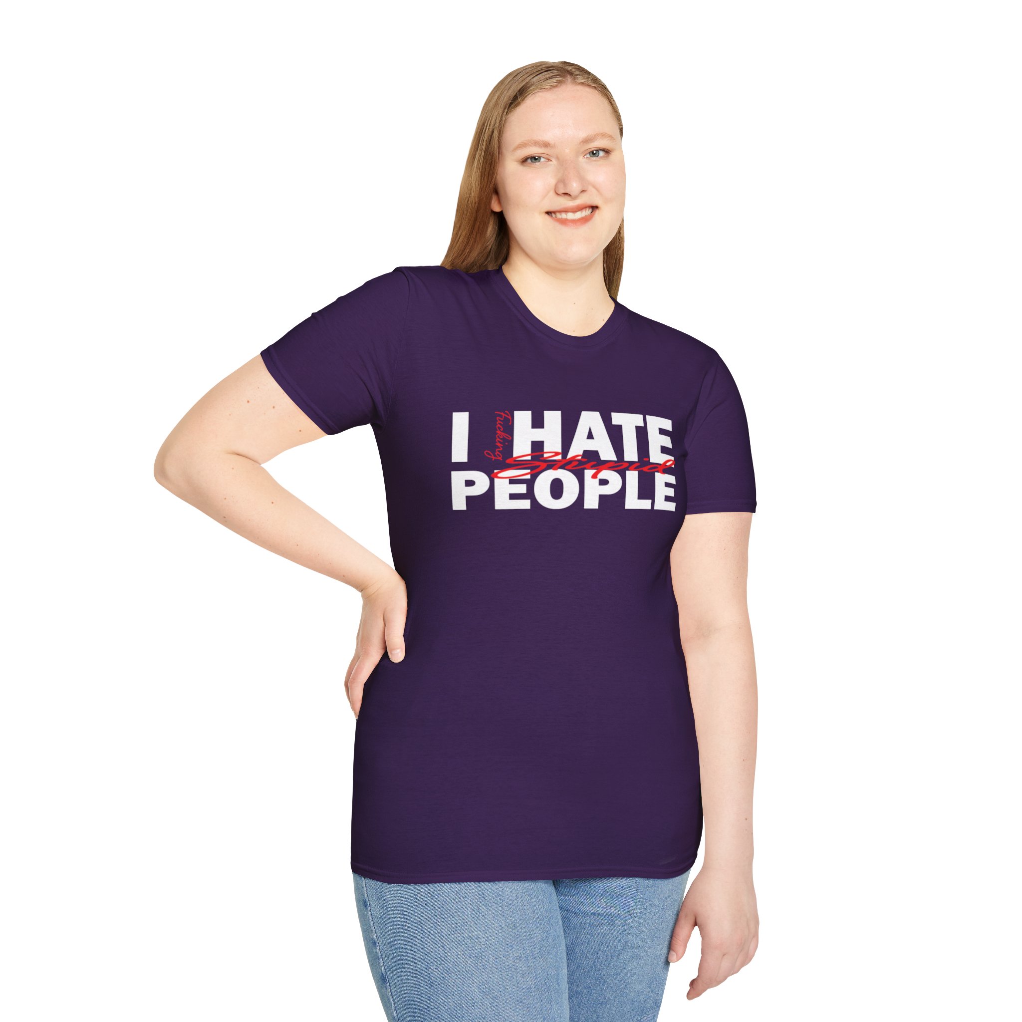 T-Shirt — 'Feeling Stupid' Script Graphic Tee - Image 46