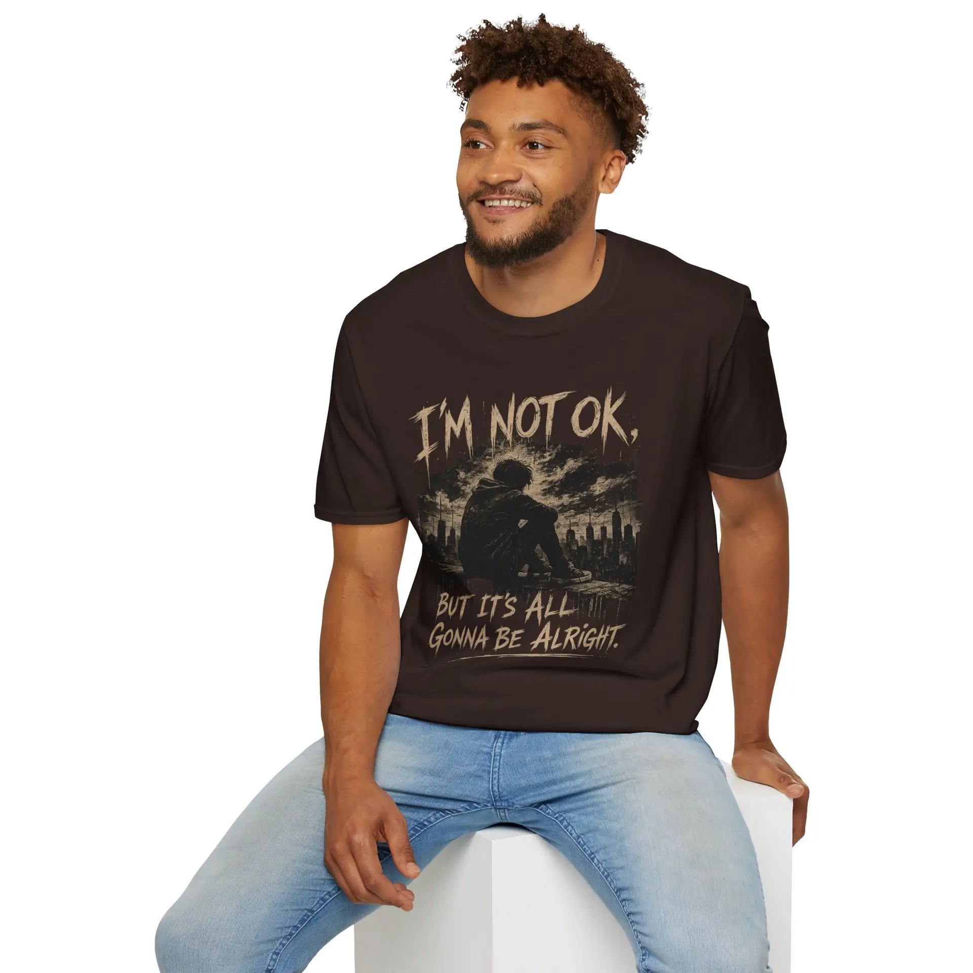 I'm Not OK T-Shirt — Mental Health Awareness Graphic Tee - Image 18