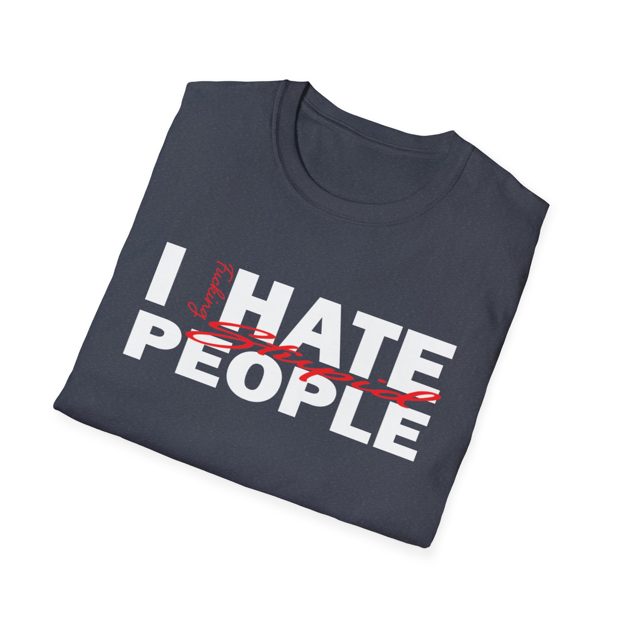 T-Shirt — 'Feeling Stupid' Script Graphic Tee - Image 38