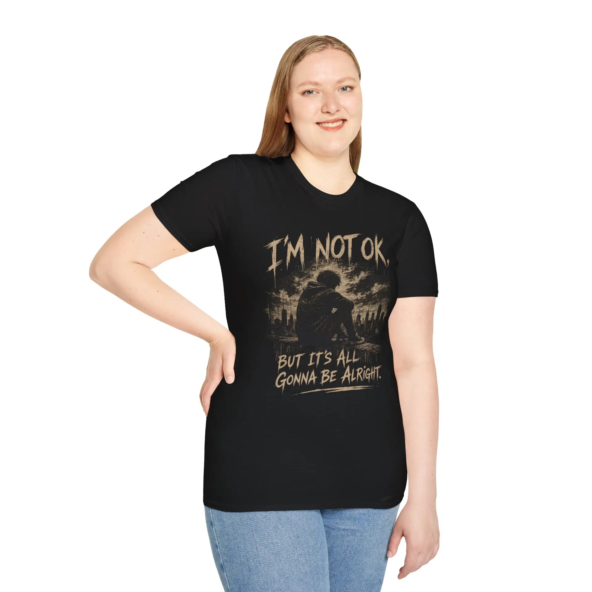 I'm Not OK T-Shirt — Mental Health Awareness Graphic Tee - Image 8