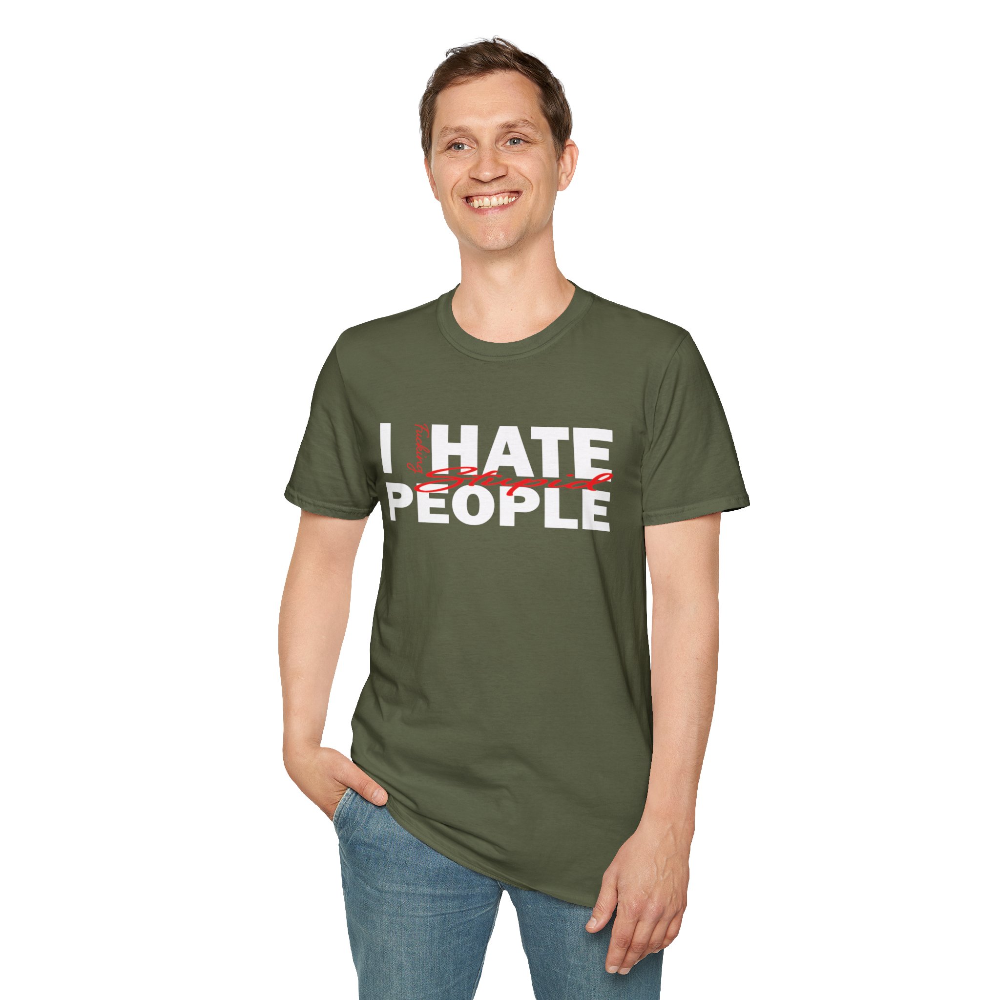 T-Shirt — 'Feeling Stupid' Script Graphic Tee - Image 20