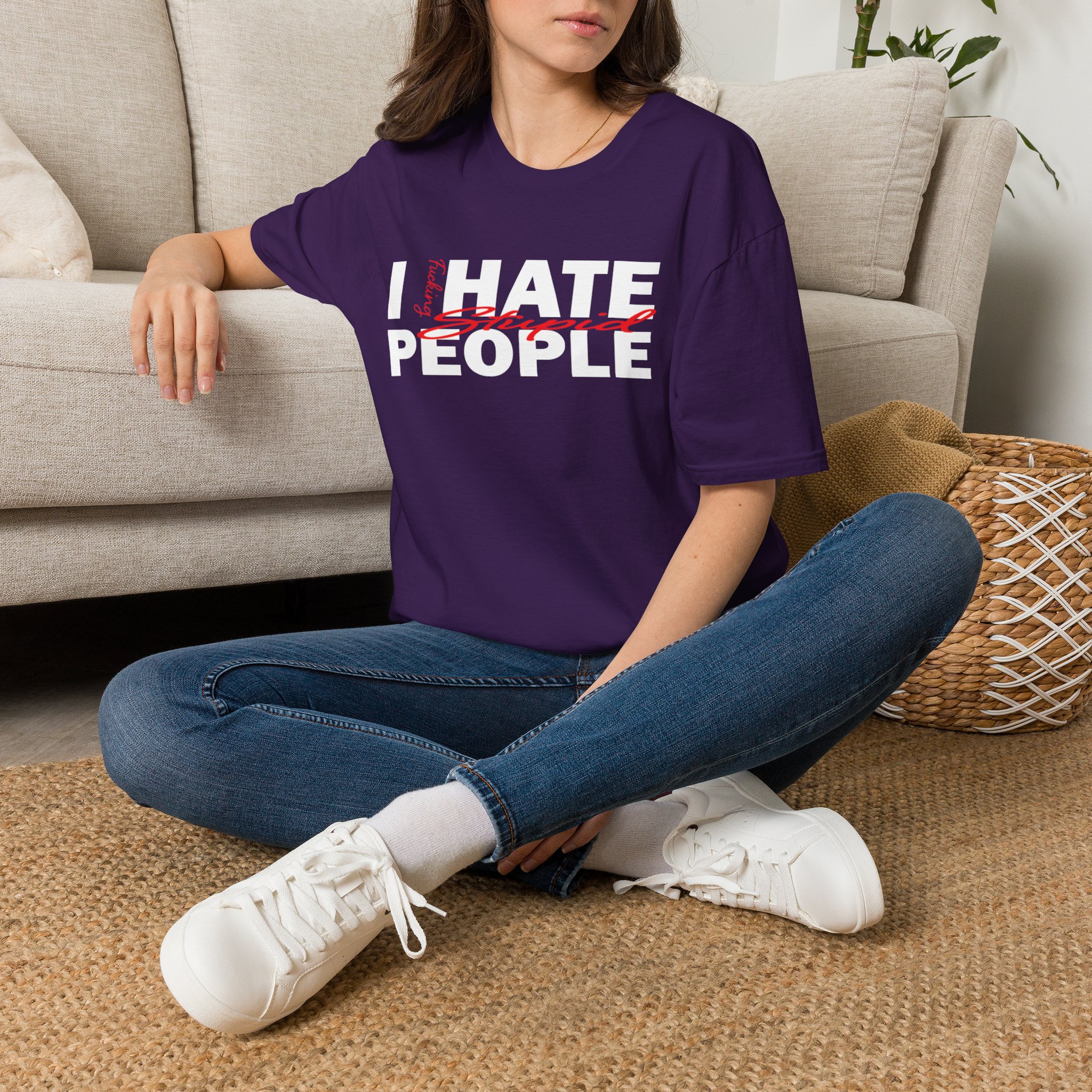 T-Shirt — 'Feeling Stupid' Script Graphic Tee - Image 42