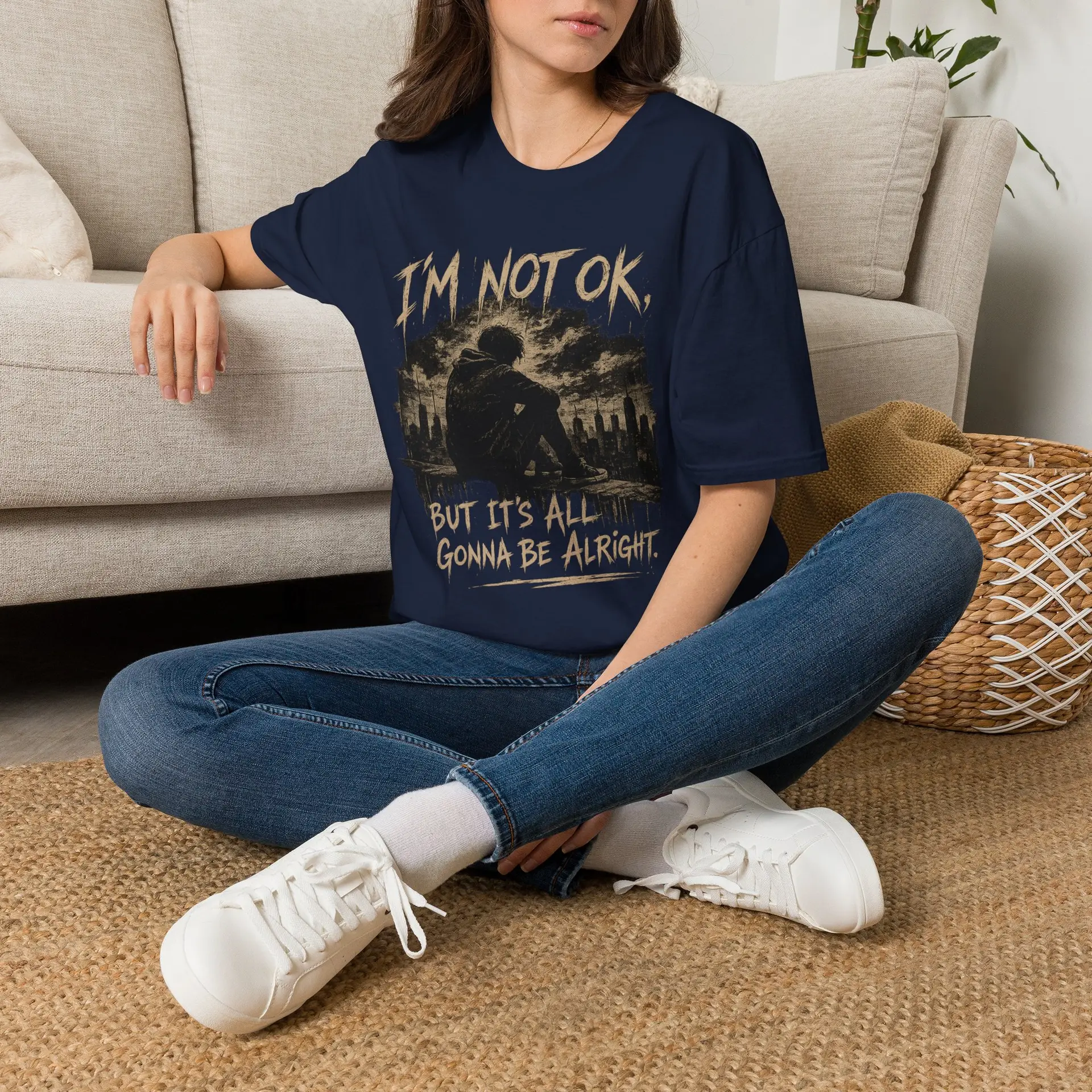 I'm Not OK T-Shirt — Mental Health Awareness Graphic Tee - Image 28