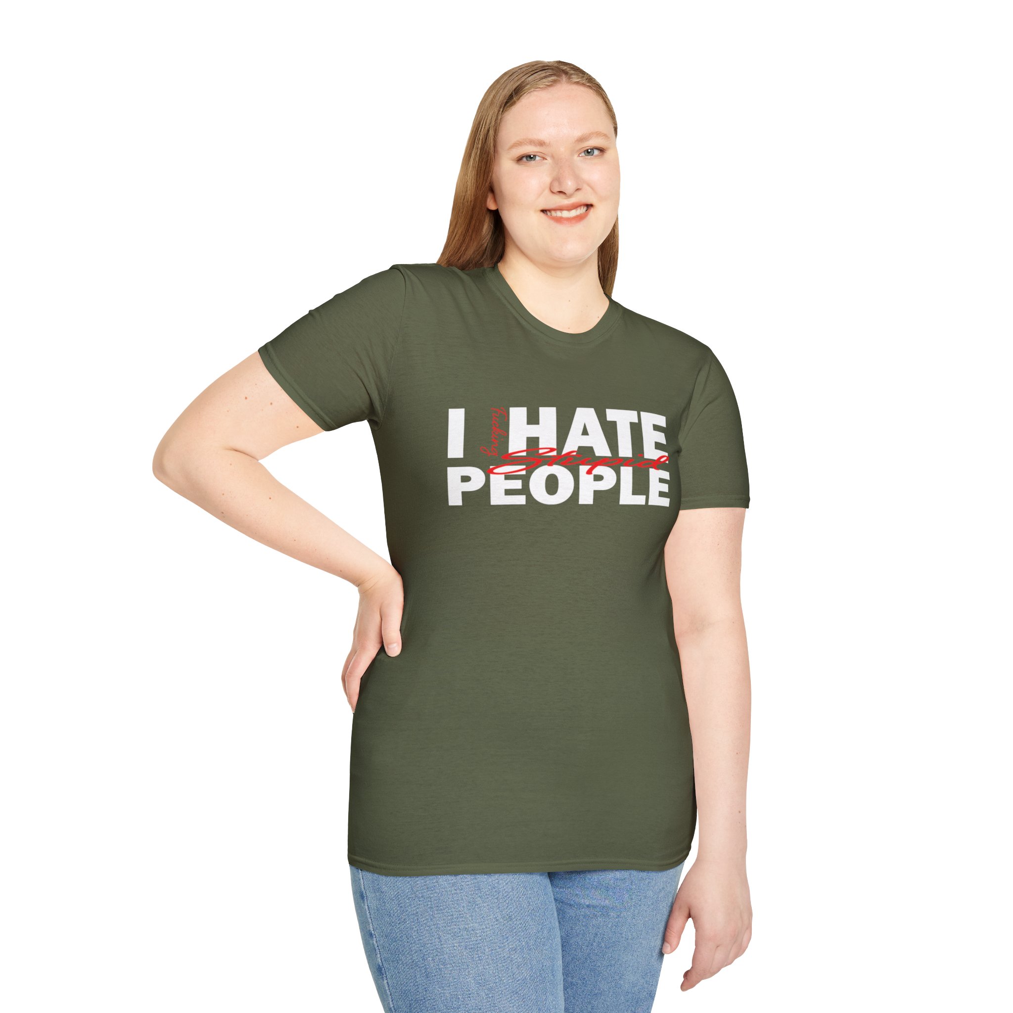 T-Shirt — 'Feeling Stupid' Script Graphic Tee - Image 19