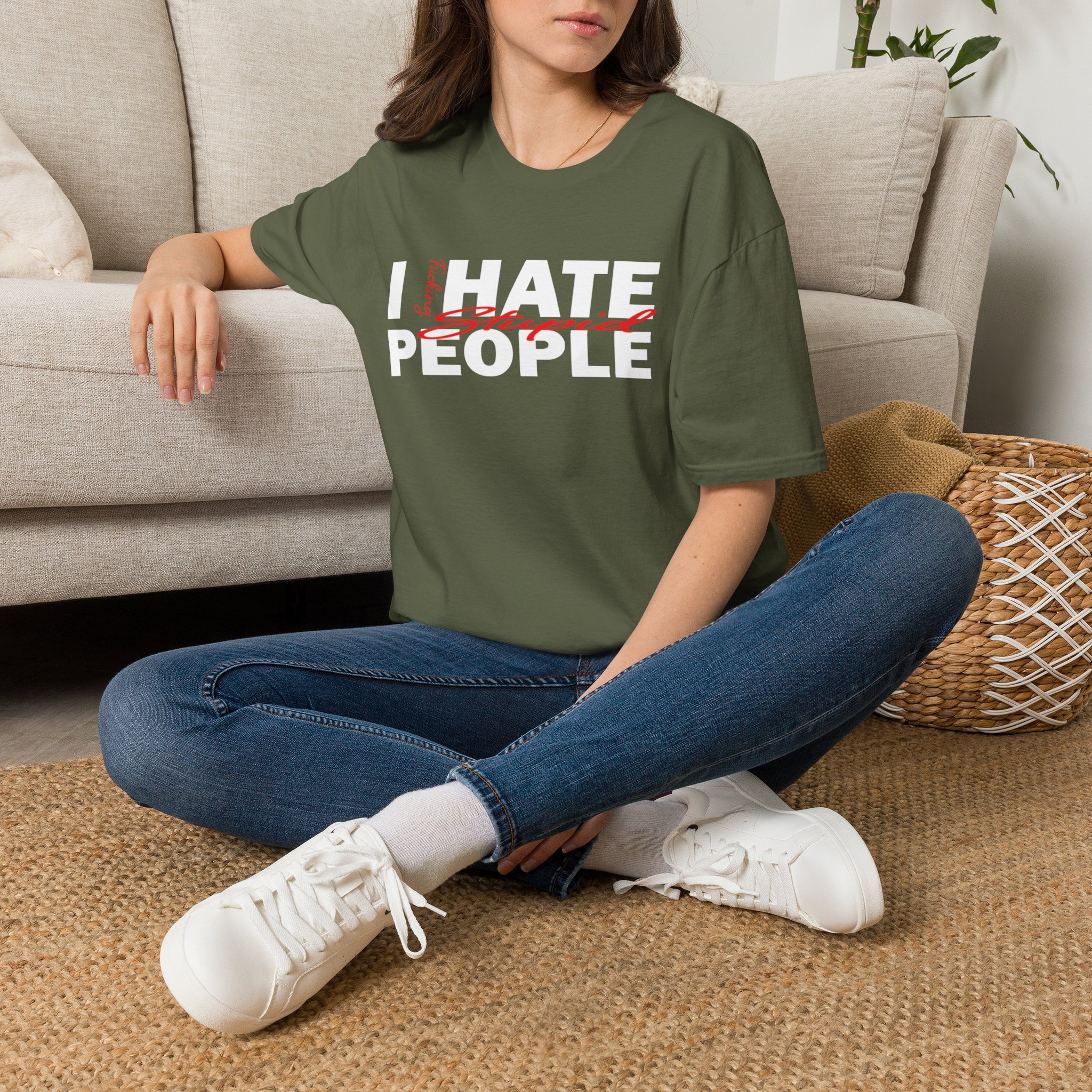 T-Shirt — 'Feeling Stupid' Script Graphic Tee - Image 16