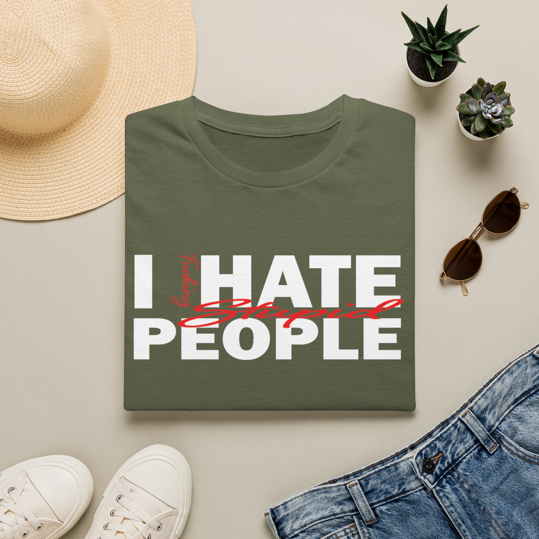 T-Shirt — 'Feeling Stupid' Script Graphic Tee - Image 15