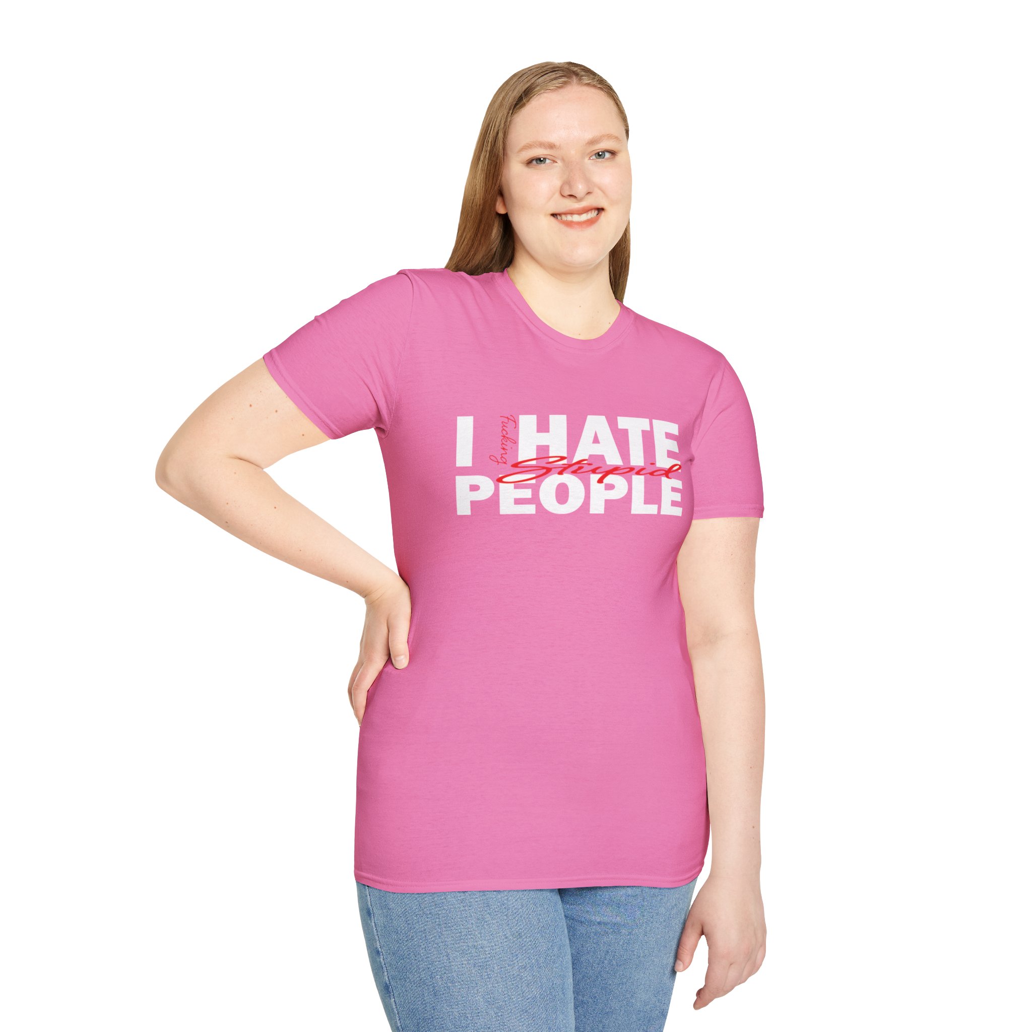 T-Shirt — 'Feeling Stupid' Script Graphic Tee - Image 53