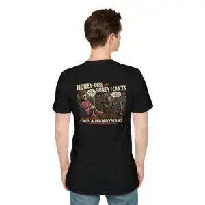 Back Up Plan Repair & Renovation T-Shirt — Construction Company Logo Tee