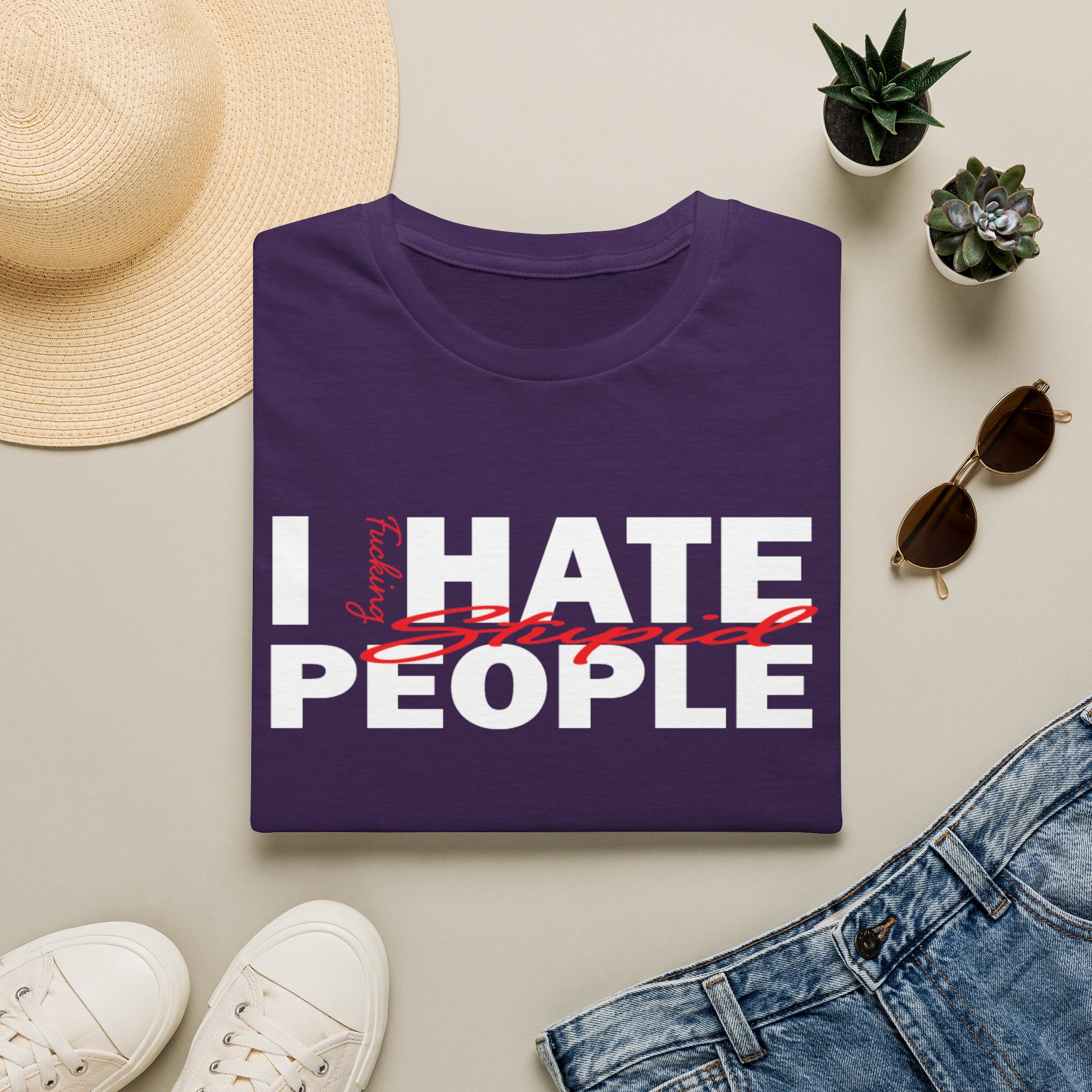 T-Shirt — 'Feeling Stupid' Script Graphic Tee - Image 41