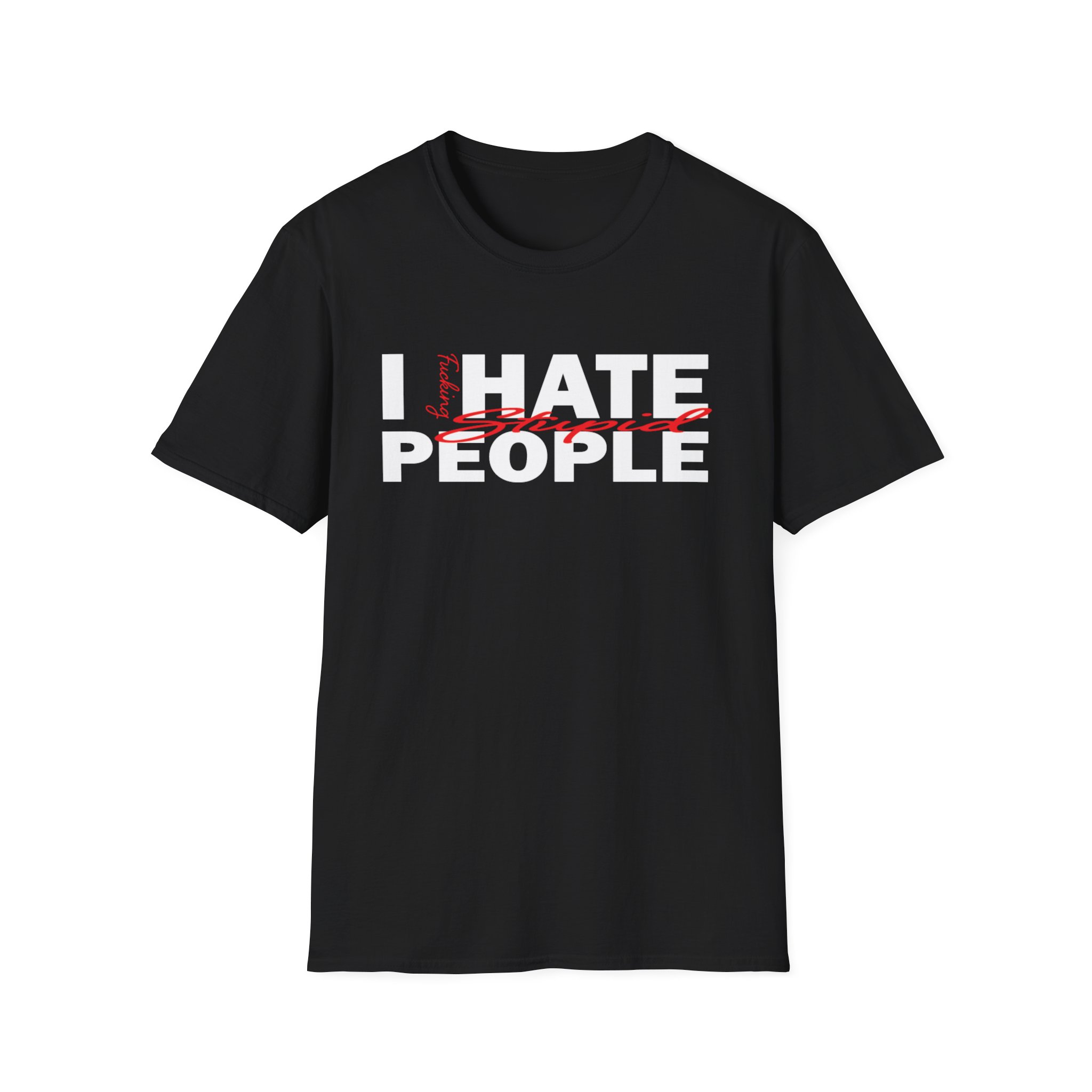 T-Shirt — 'Feeling Stupid' Script Graphic Tee - Image 3