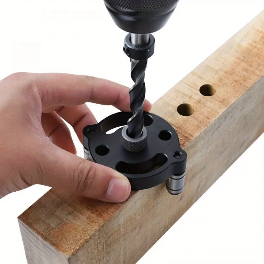 Wnew Self-Centering Dowel Jig for Straight Wood Holes - Image 4