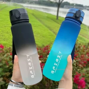 1 Liter Sports Water Bottle with Leak-Proof Lid (Simbuid)