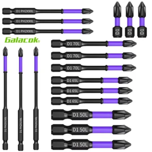6-Piece Magnetic Bit Set (High Hardness, Strong Hold)