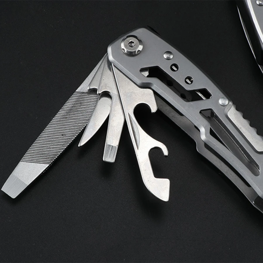 Stainless Steel Folding Pocket Multitool Knife & Pliers - Image 5